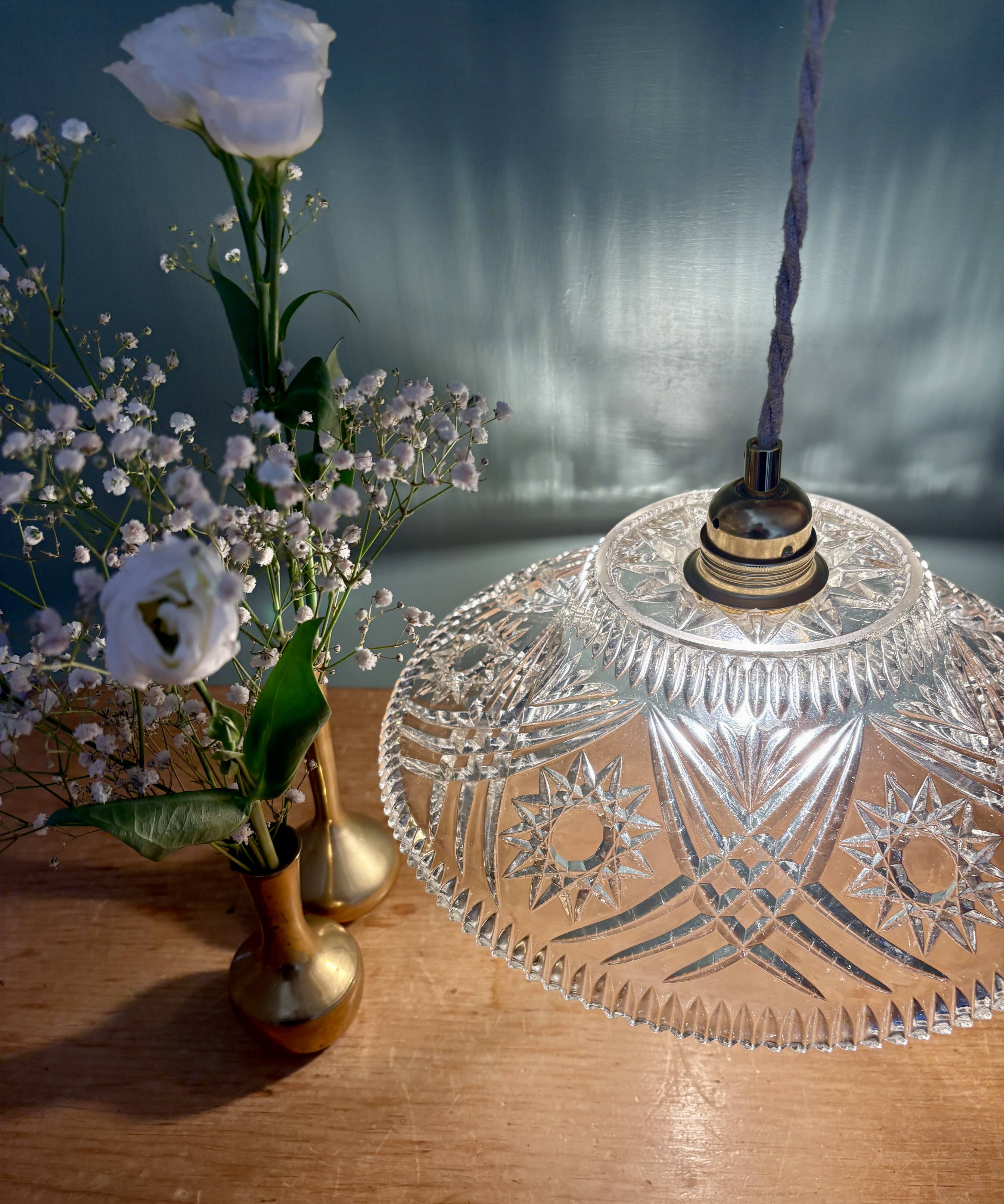Base de lampe de table en laiton pour céramique ou verre