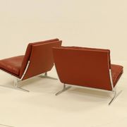 2 Easy Chairs Model BO 561 by Preben Fabricius & Jorgen Kastholm for BO-EX 1960s