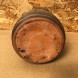 Old Vintage Brown Stoneware Carafe Refresher Pitcher