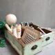 Lot of 2 trendy Wabi Sabi workshop drawers