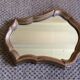 Gilded wooden mirror
