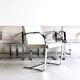 A set of eight BRNO chairs by Mies Van Der Rohe, 1980s.