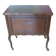 Commode bar en chêne à roulettes