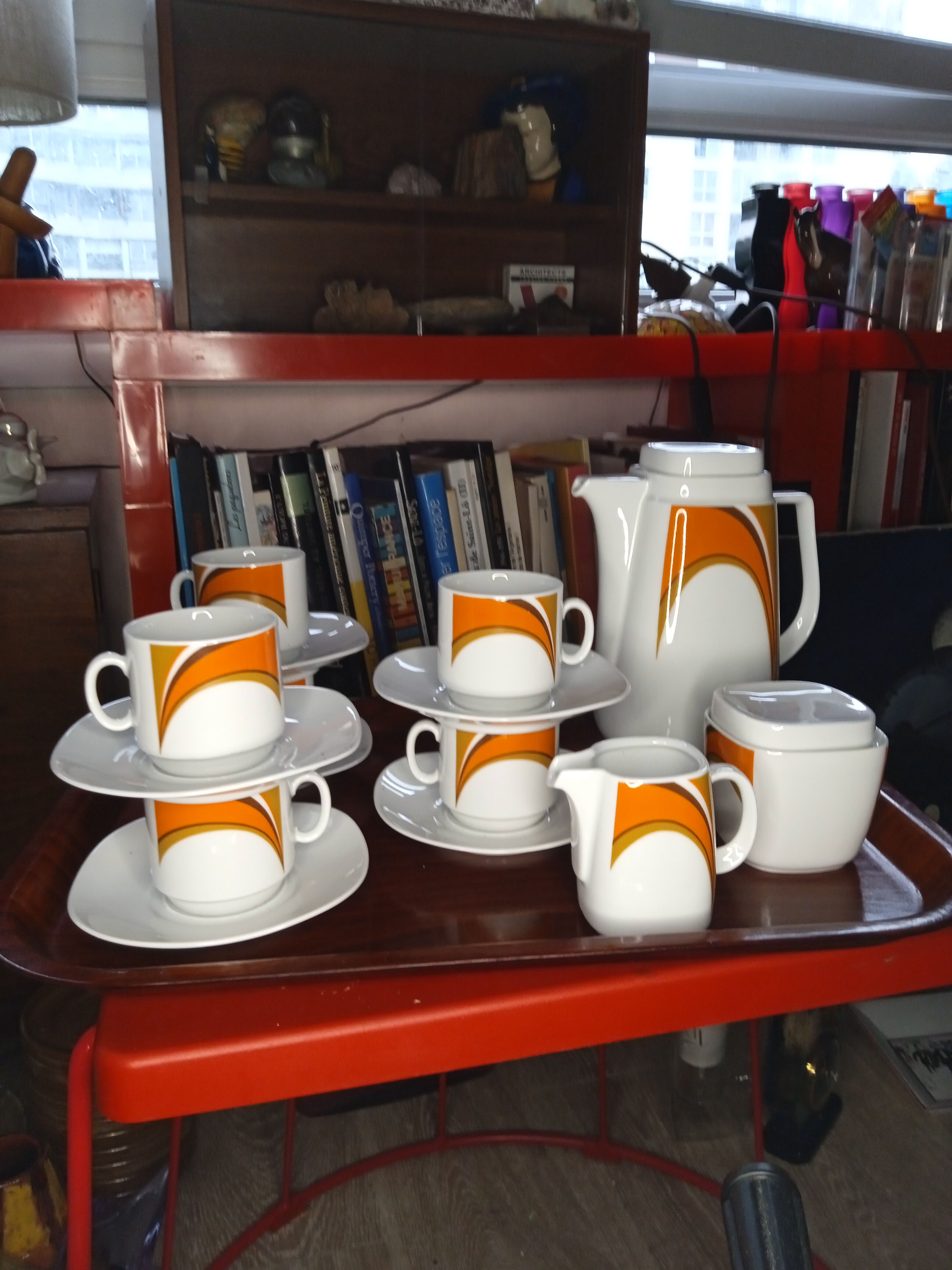 SERVICE A CAFE Vintage Porcelaine De Baviere Annee 1960/1970 EUR 25,00