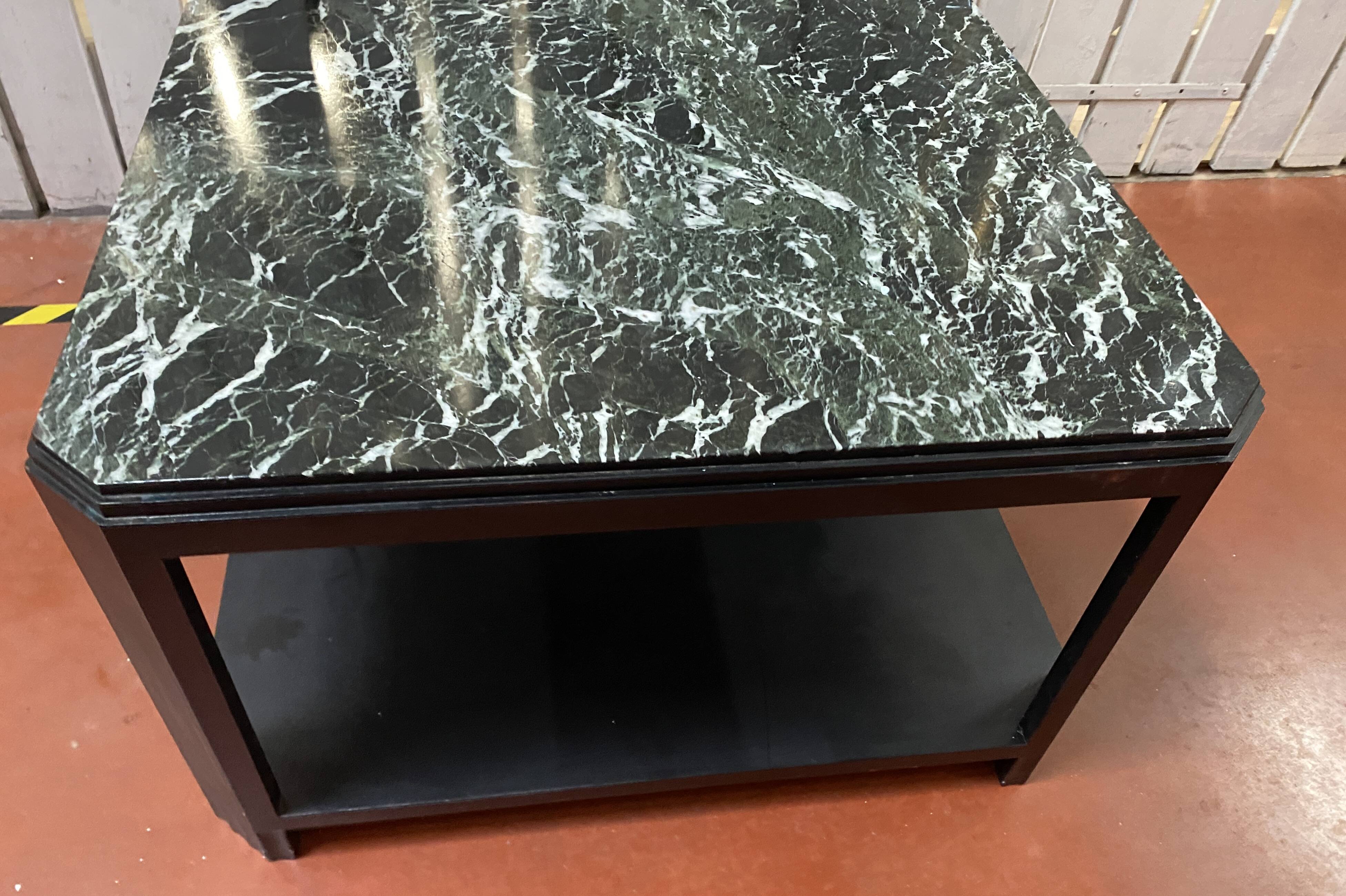 art deco marble coffee table