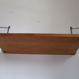Étagère murale vintage bois 1960