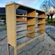 Industrial shelving unit rack shoe cabinet riveted