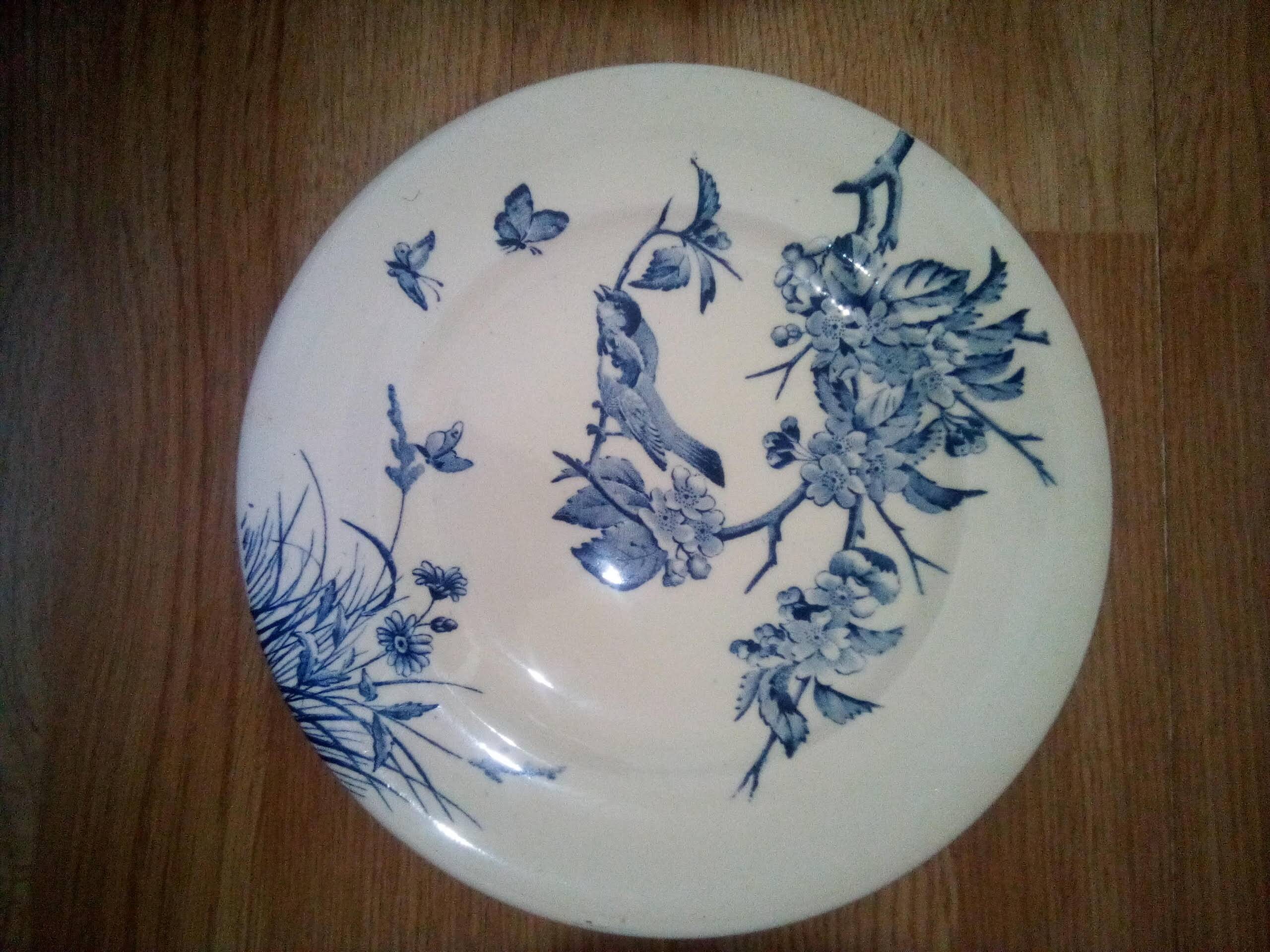 6 ironstone plates from the early 20th century