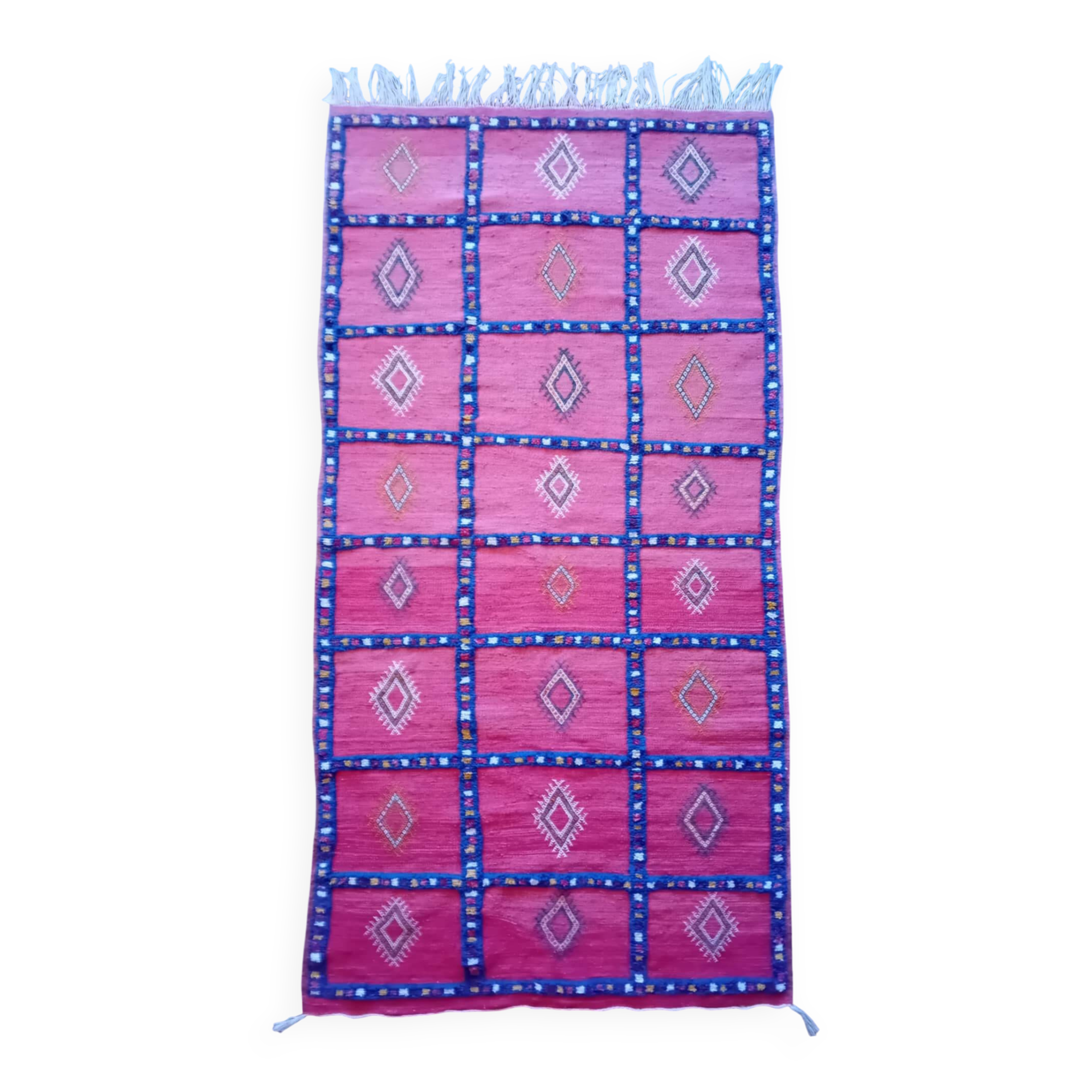 Handmade Kilim Taznakht Rug 202x104cm