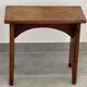 Lace bench in natural wood folk art, quite high