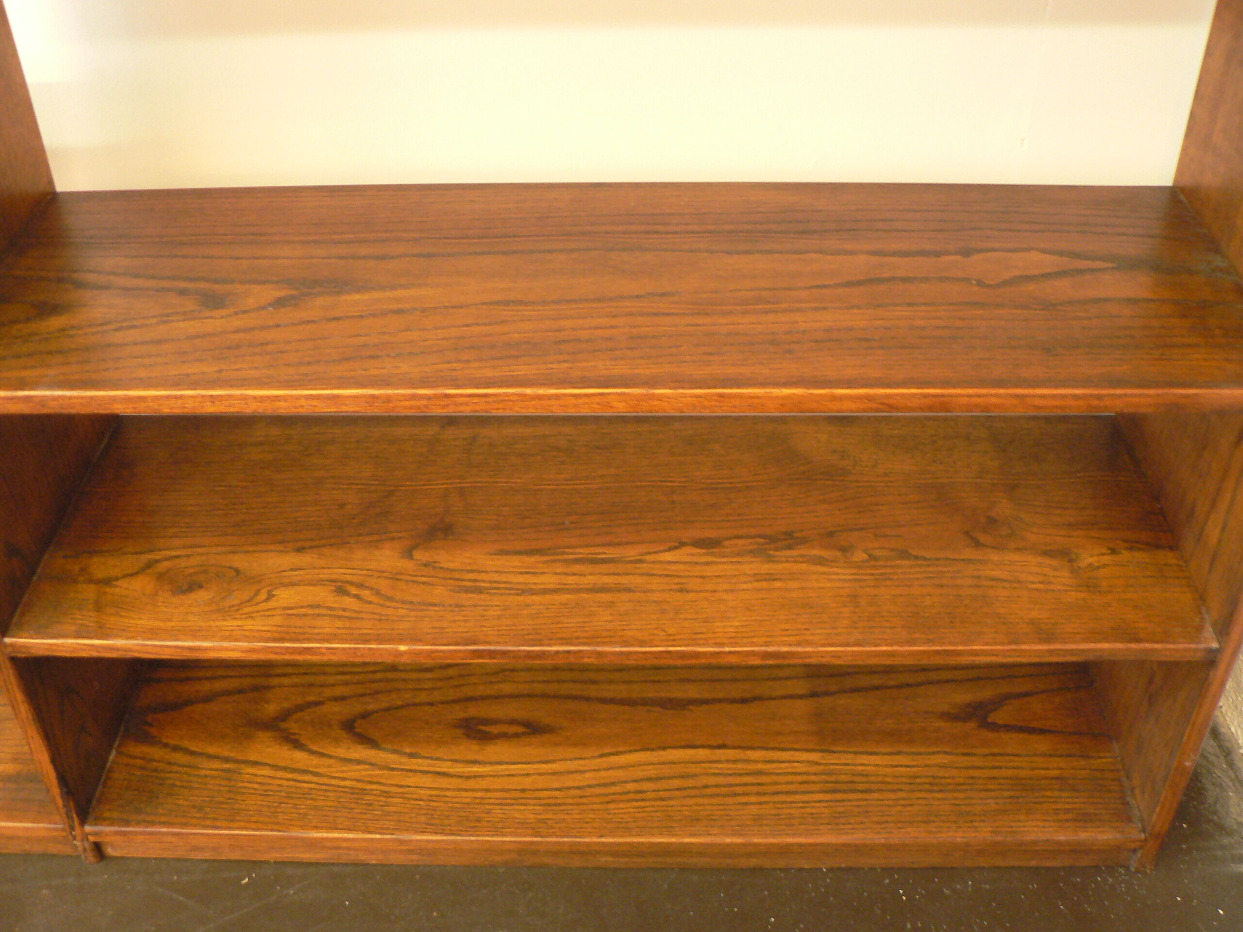 Vintage solid oak shelf