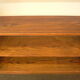 Vintage solid oak shelf