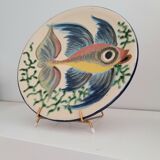 Assiette murale poisson céramique Puigdemont