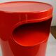 Table en plastique rouge par Emma Gismondi pour Artemide Italie