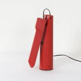 Lampe de bureau picchio rouge par isao hosoe pour luxo, années 1980