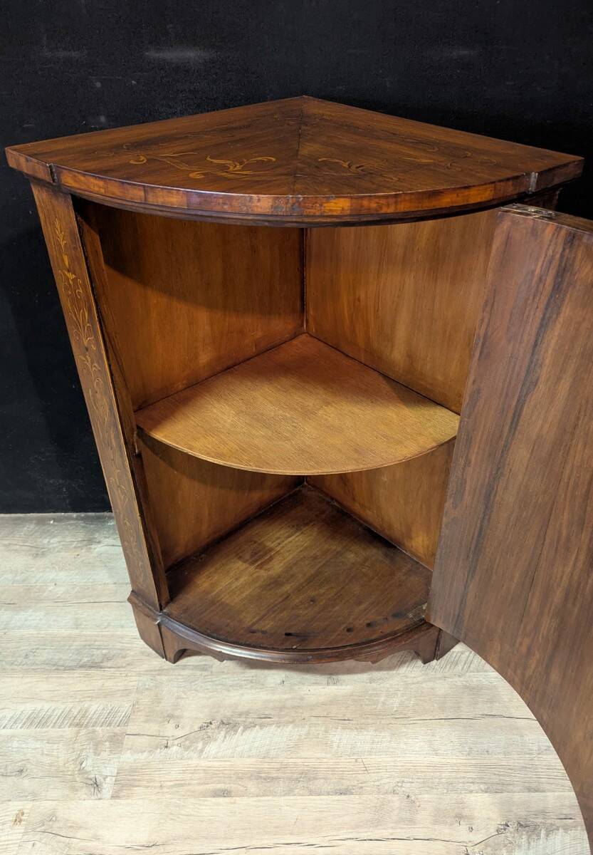 Louis XV style corner cupboard