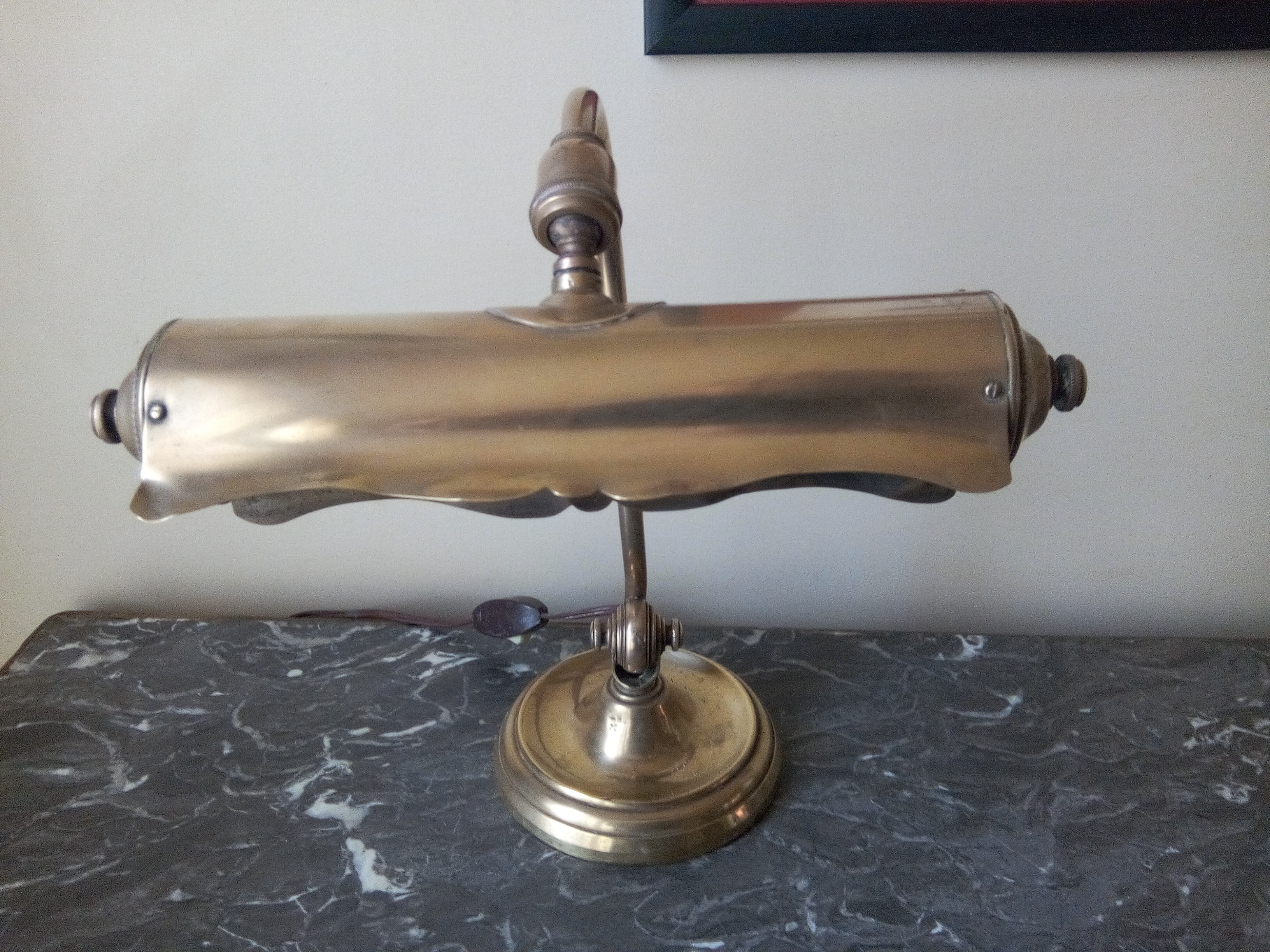 19th century desk lamp