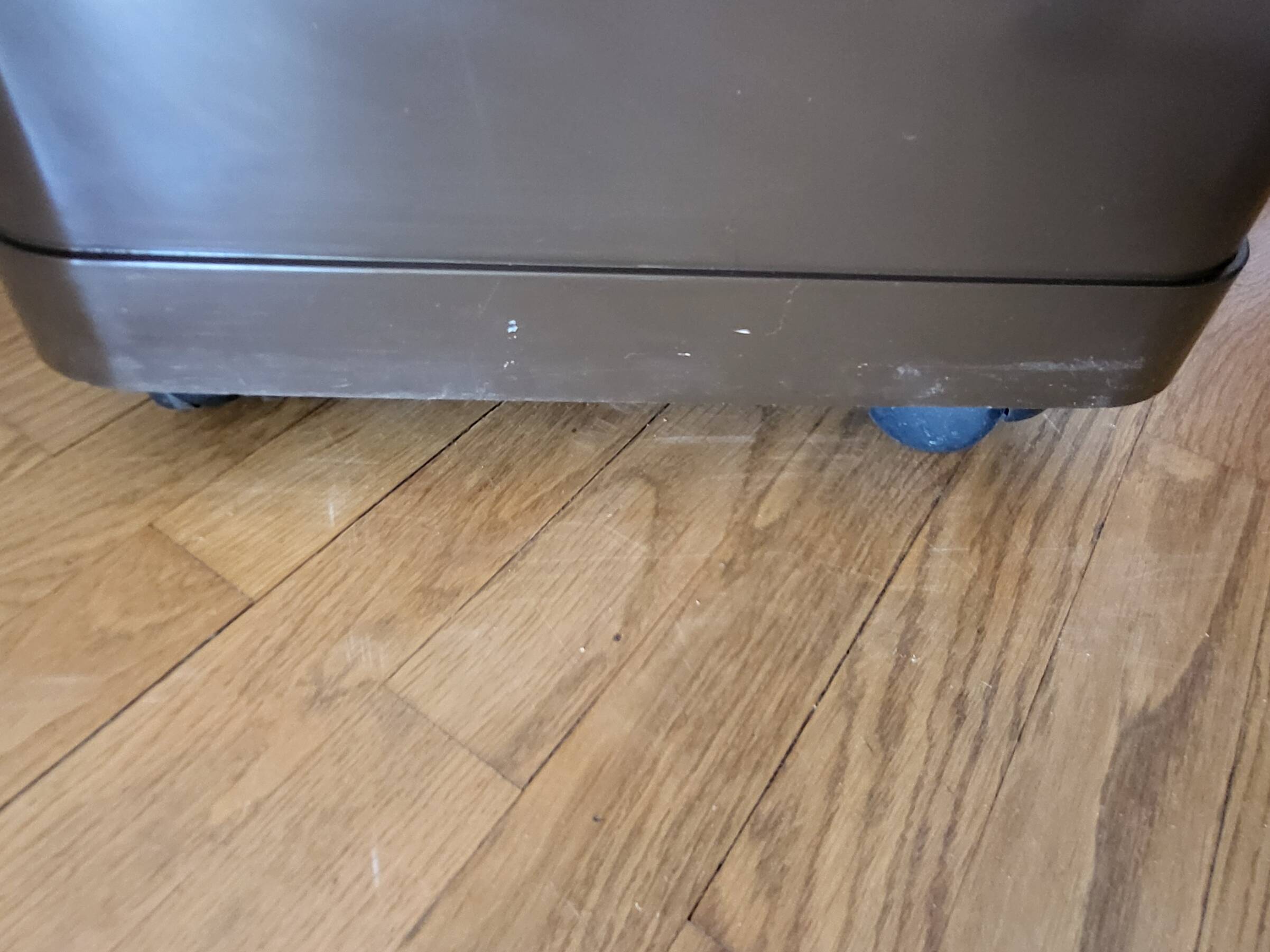 Marc Held trolley on wheels for Prisunic in brown plastic 1970 Space Age Vintage