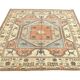 Salmon & Cream Square Persian Rug, 194x212Cm