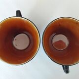 Sarreguemines "Domino" cups