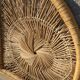 Rattan sun headboard one person