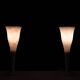 pair Alabaster Table lamps by A Pegasam Spain 1970s