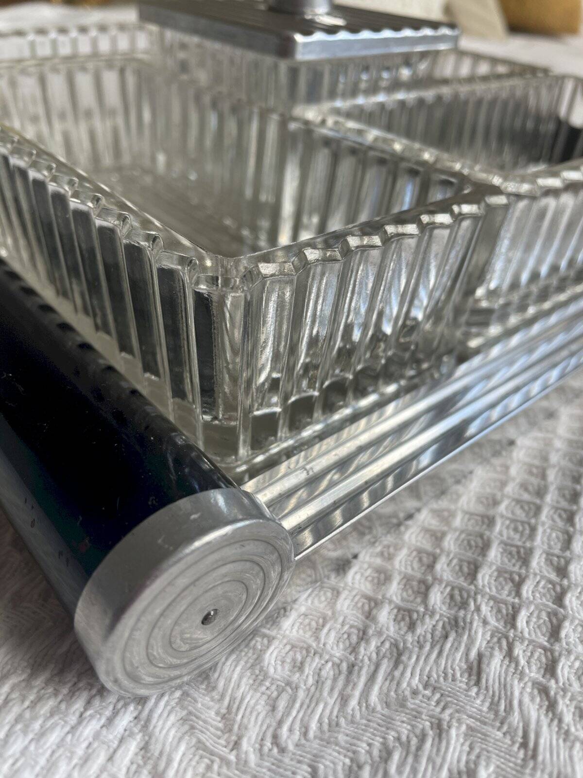 Art Deco mirrored serving tray