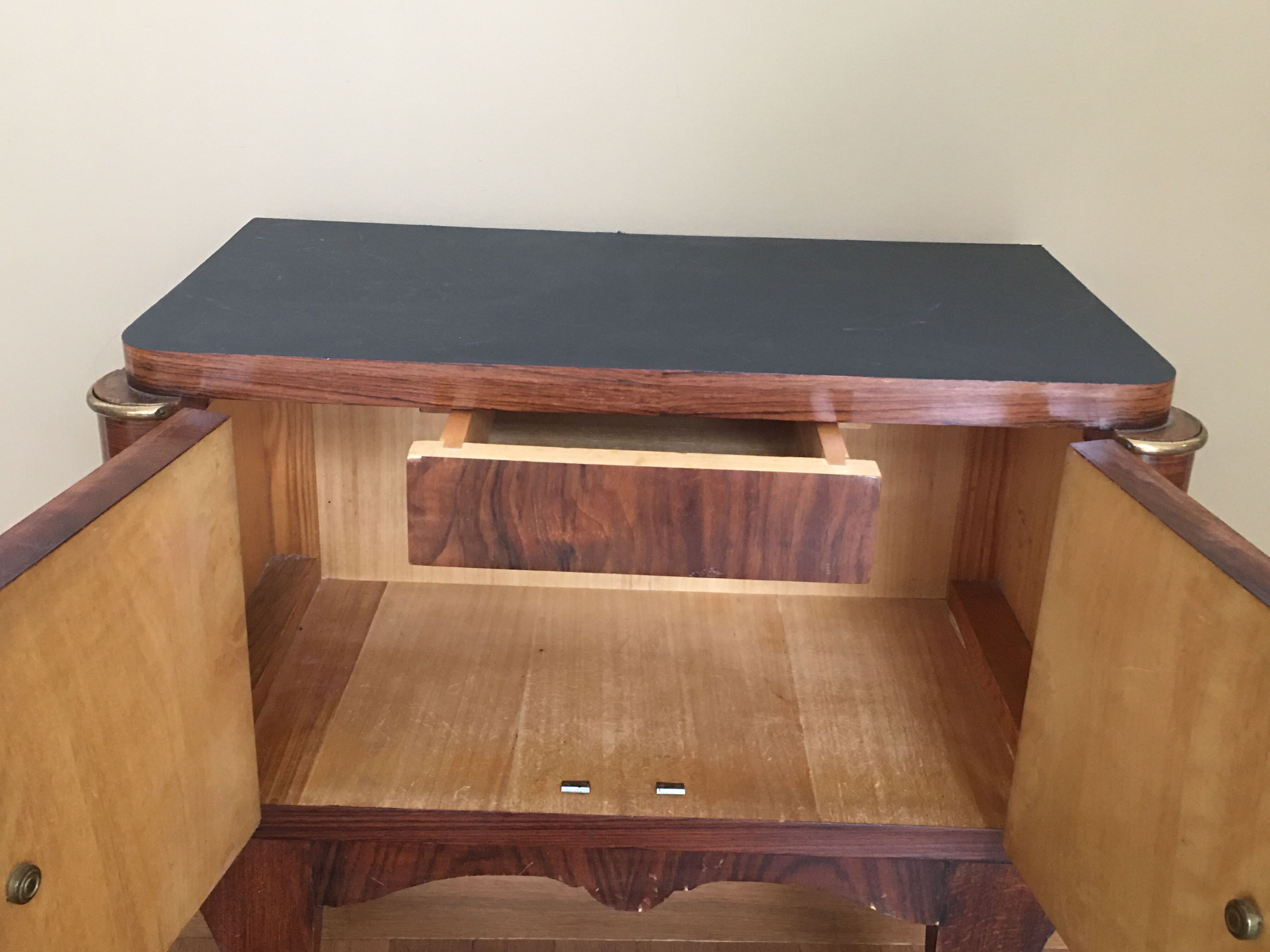 Bedside table or mini enfilade Art Deco