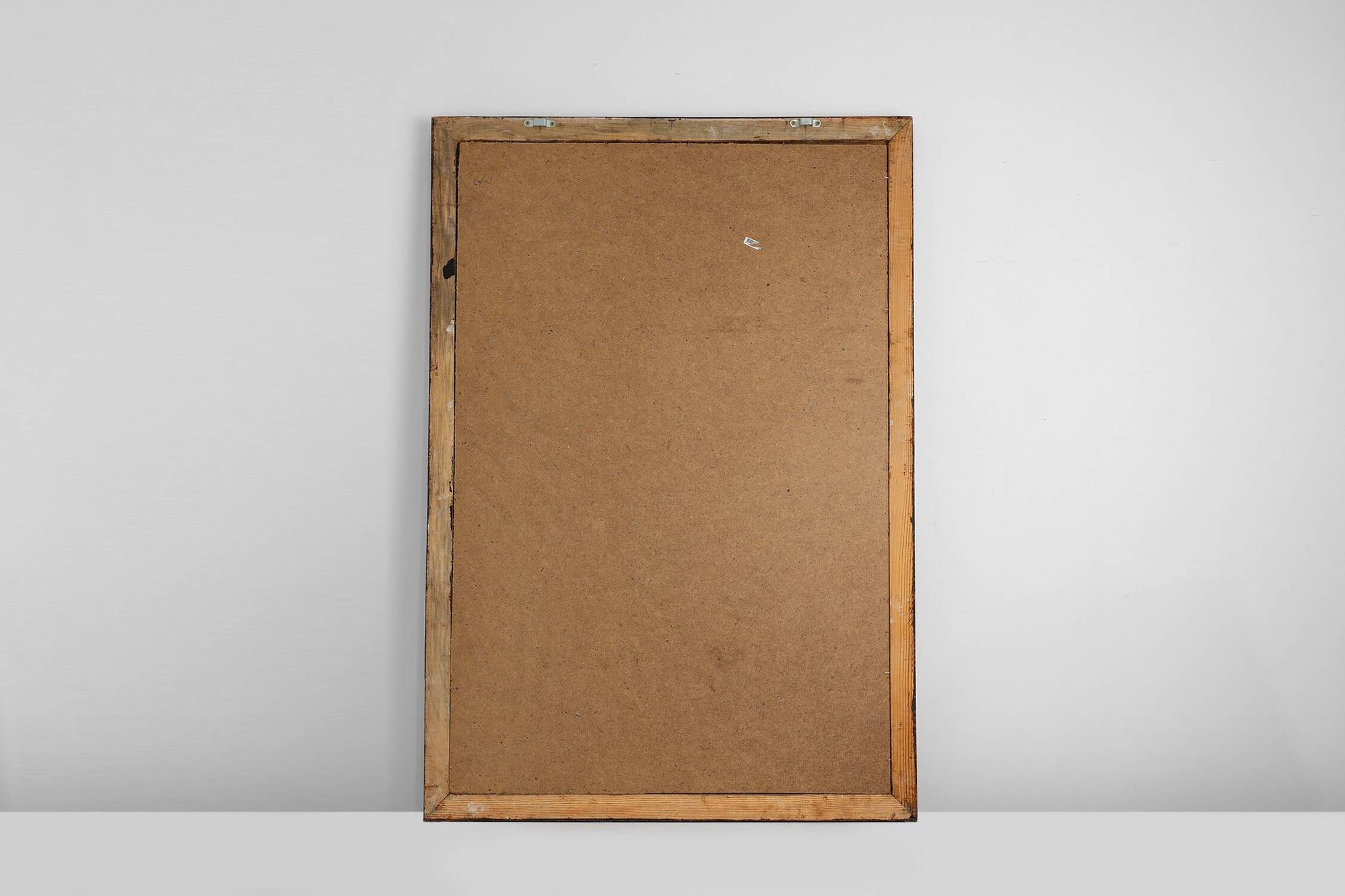 Antique French Facet-Cut Mirror in Carved Wood, circa 1850