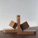 Mid-Century Modern Wooden Bookends, 1950s, Set of 2
