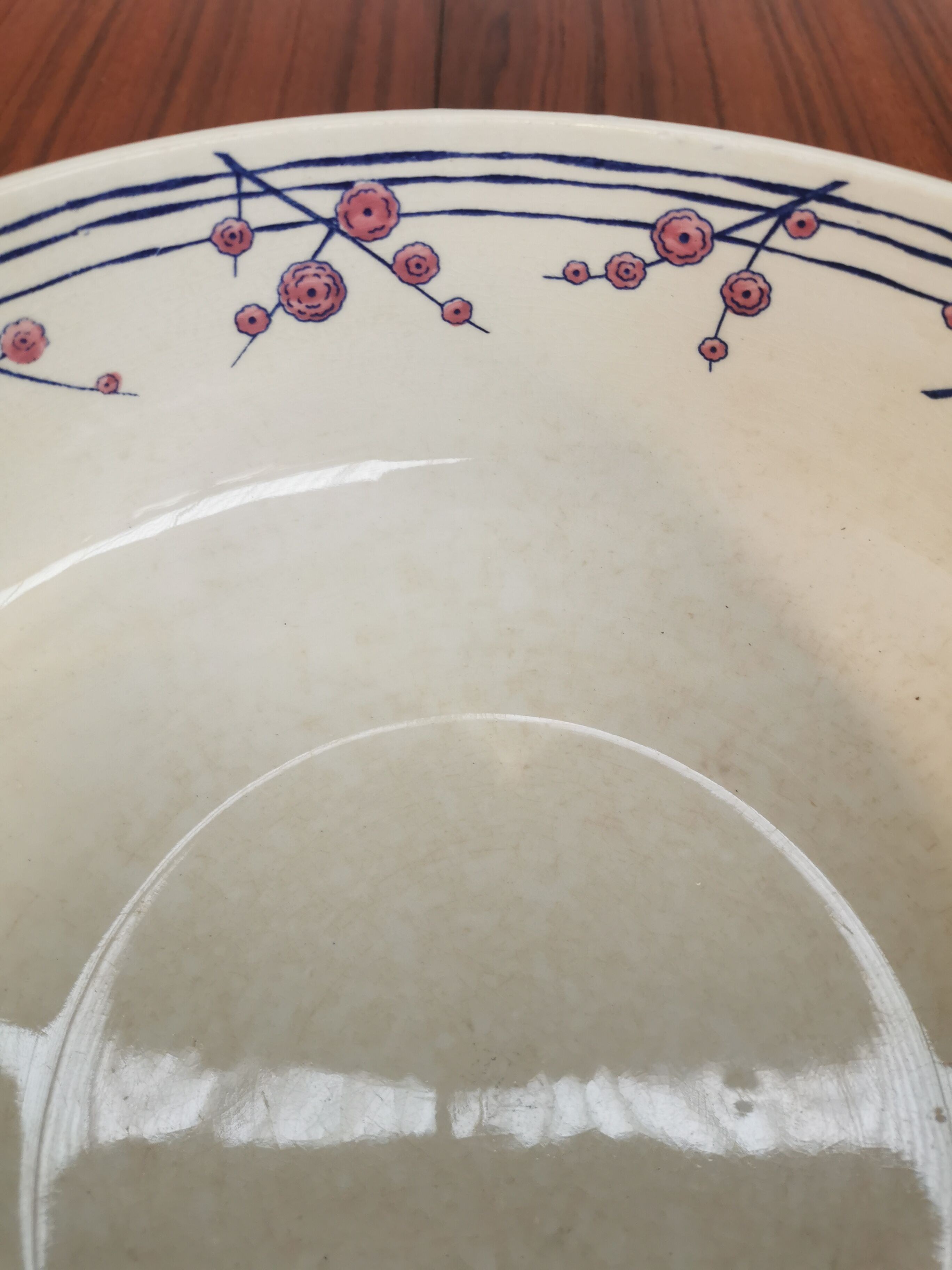 Vintage salad bowl in HBCM earthenware