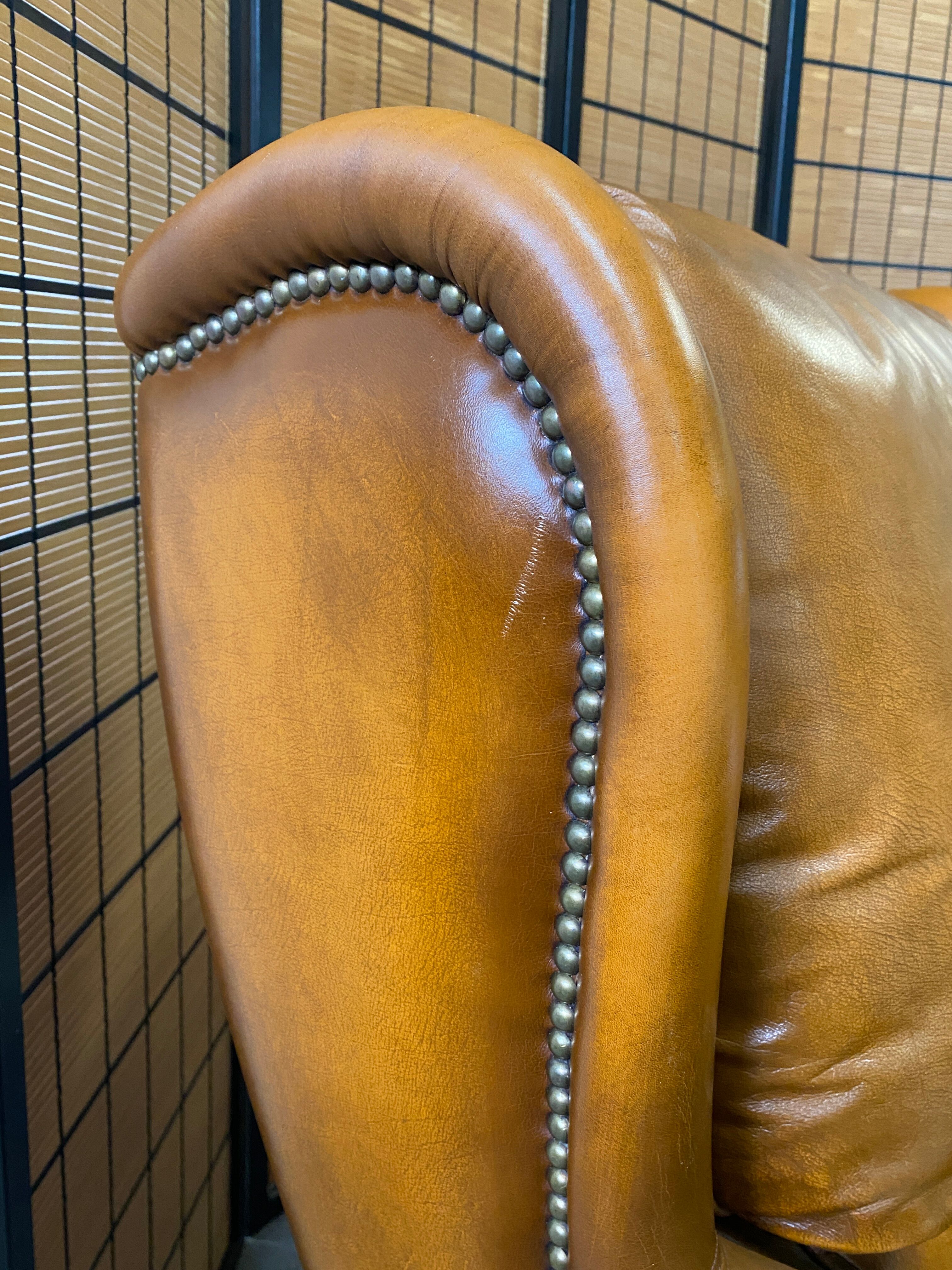 Pair of club armchairs