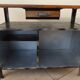 Industrial furniture in metal and wood for bathroom or TV stand