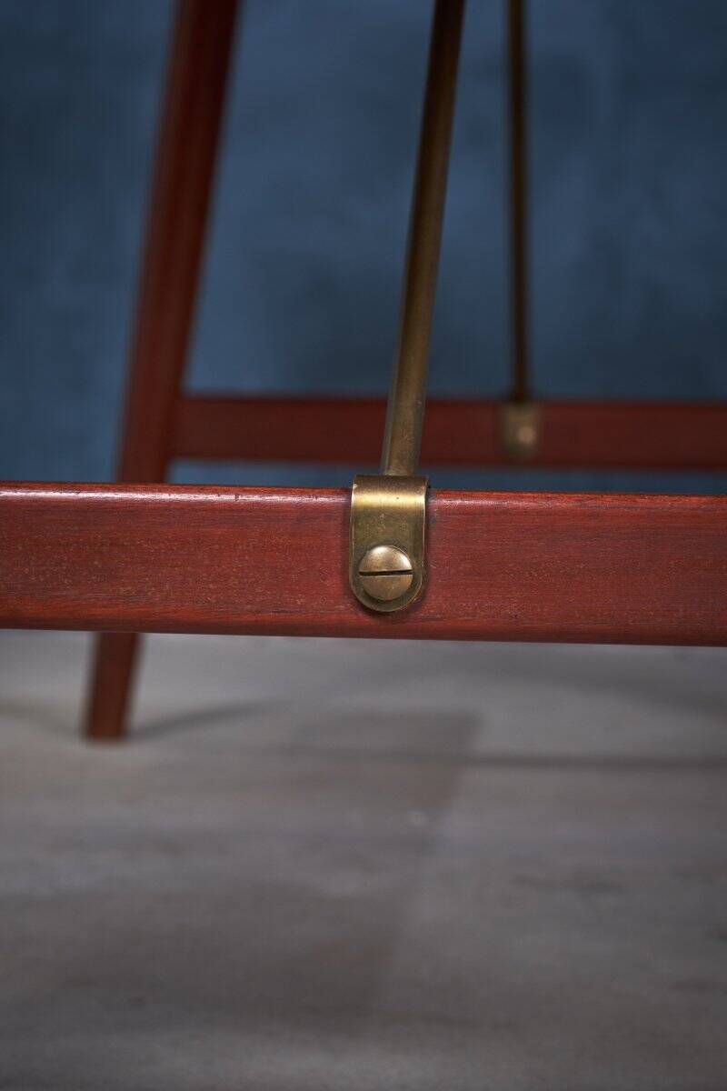 Table de Chasse avec Pieds Croisés par Erhard Rasmussen, Norvège, 1960s