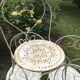 Suite de quatre chaises de jardin années 30