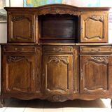Solid wood dining room sideboard
