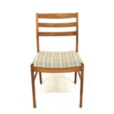 Set of 4 Scandinavian beech chairs, Sweden, 1960