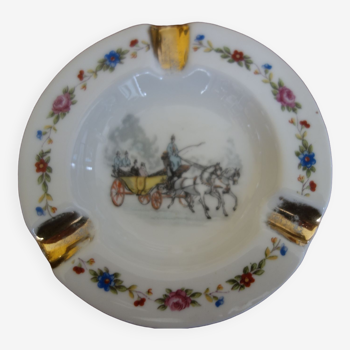 Limoges porcelain ashtray