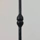 A pair of beautiful and exquisite vintage wrought iron candlesticks from the mid-century.