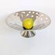 1980s Memphis Style Fruit Bowl | Stainless Steel