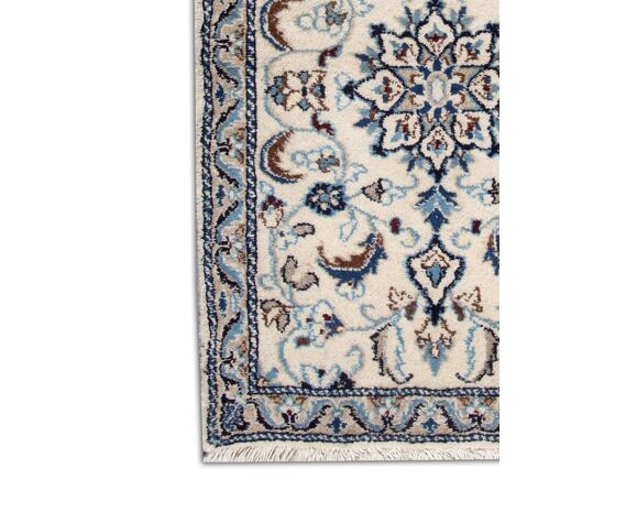 Vintage Nain Area carpet Handwoven Persian Rug- 57x94cm | Selency