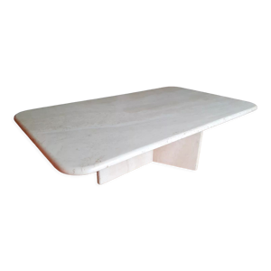 table salon travertin