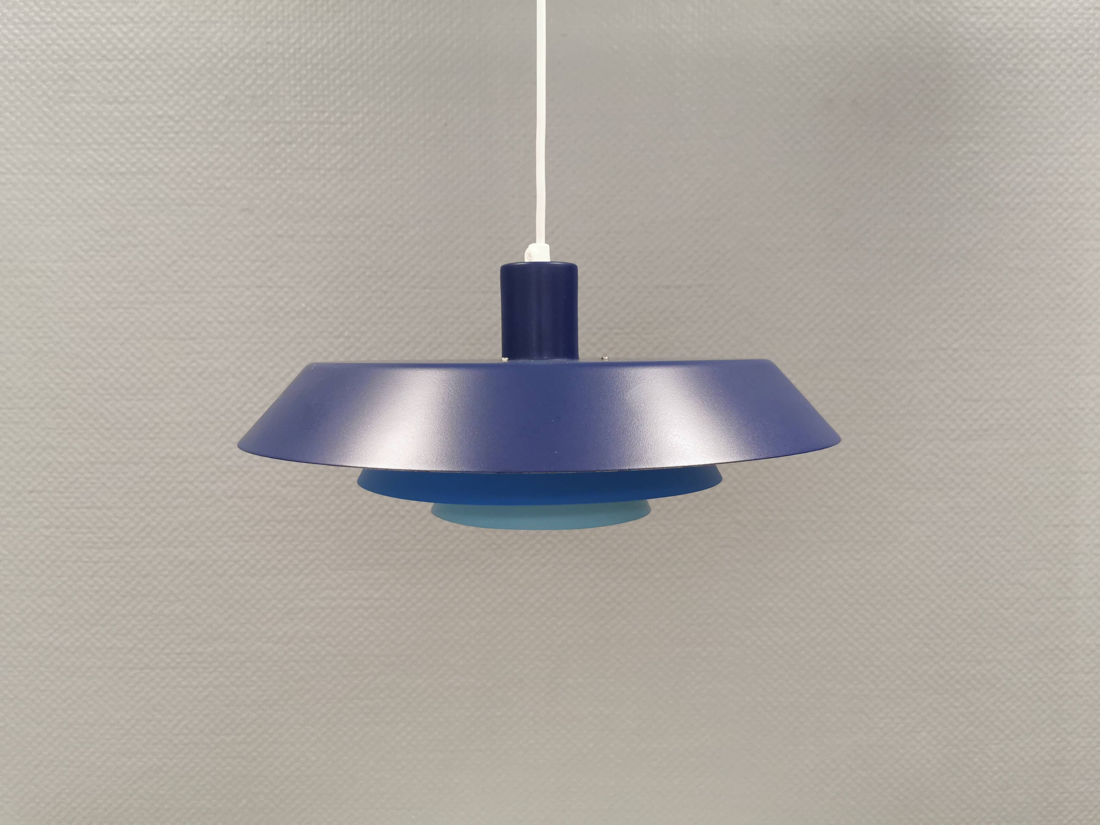 Hanging lamp, designed by Bent Karlby for Danish LYFA in 1968, model Troika