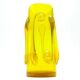 Modernist vase, yellow glass, designed by J. Słuczan-Orkusz, Poland, 1970s