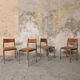 4 chaises vintage