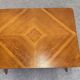 Modernist coffee or side table in oak marquetry, France 1960.