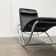 Chaise longue vintage modèle S 828 en acier tubulaire par Torben Skov pour Thonet, années 1980