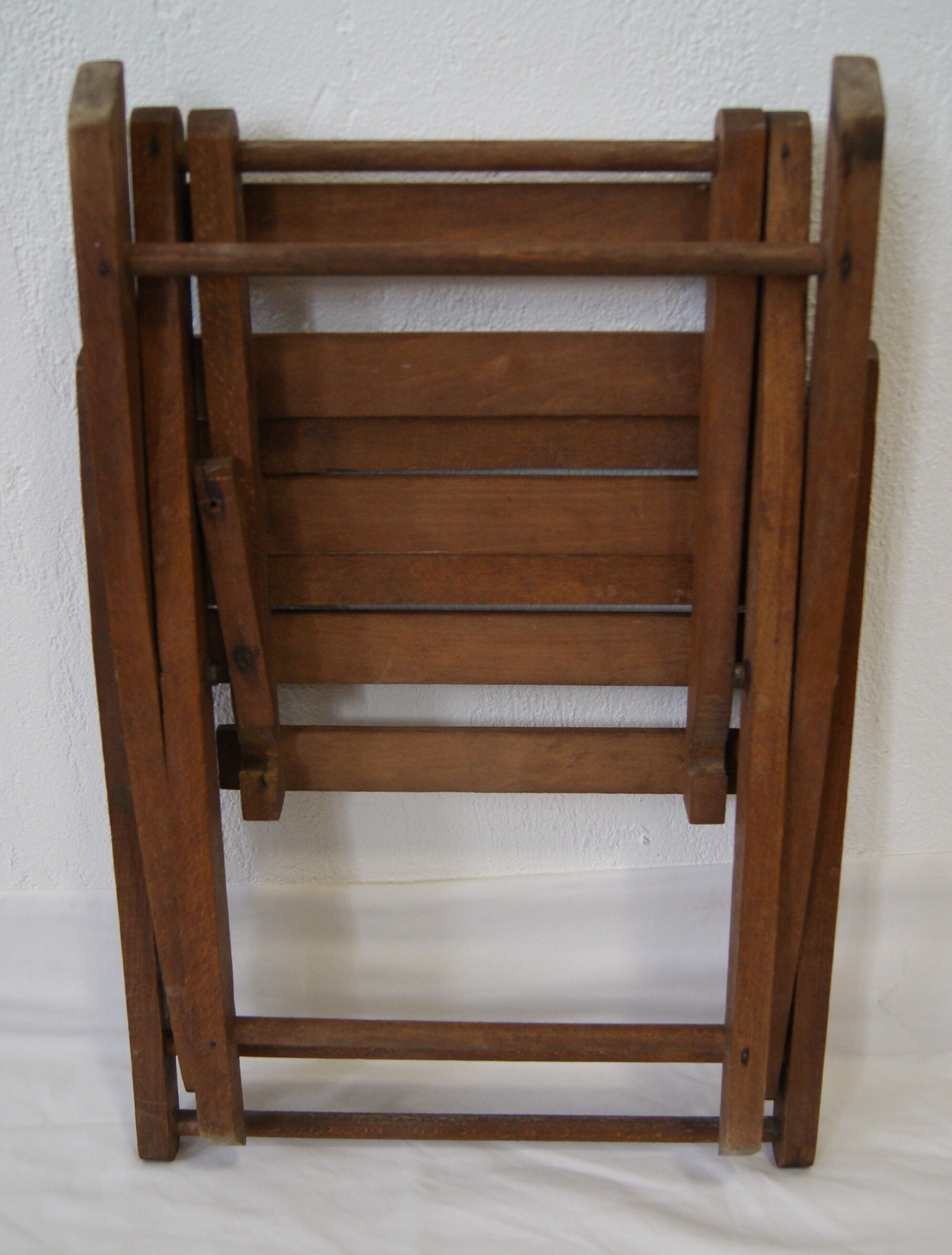 Vintage wood folding chair