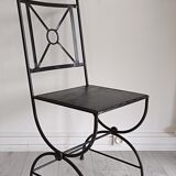 Contemporary wrought iron chairs
