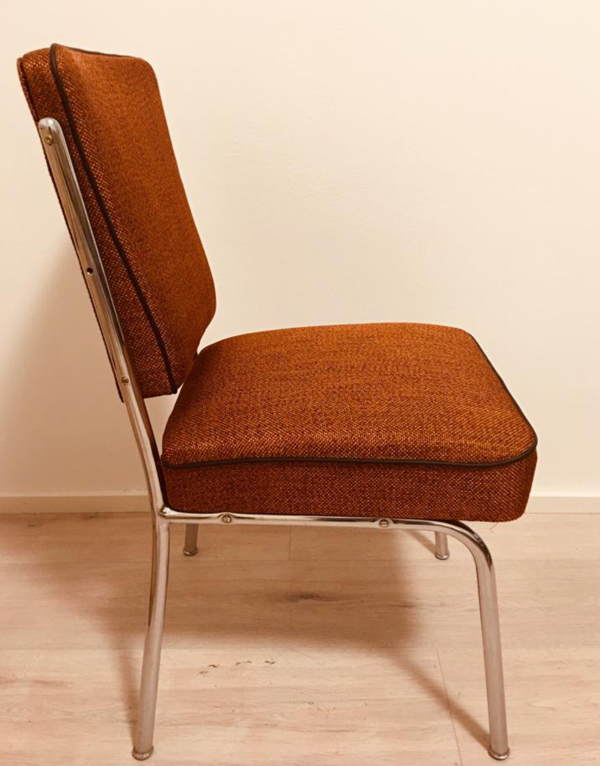 Hungarian spring Chair in chrome 1963